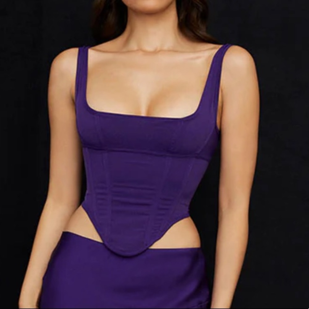 House of CB mesh corset top size L+. NWT